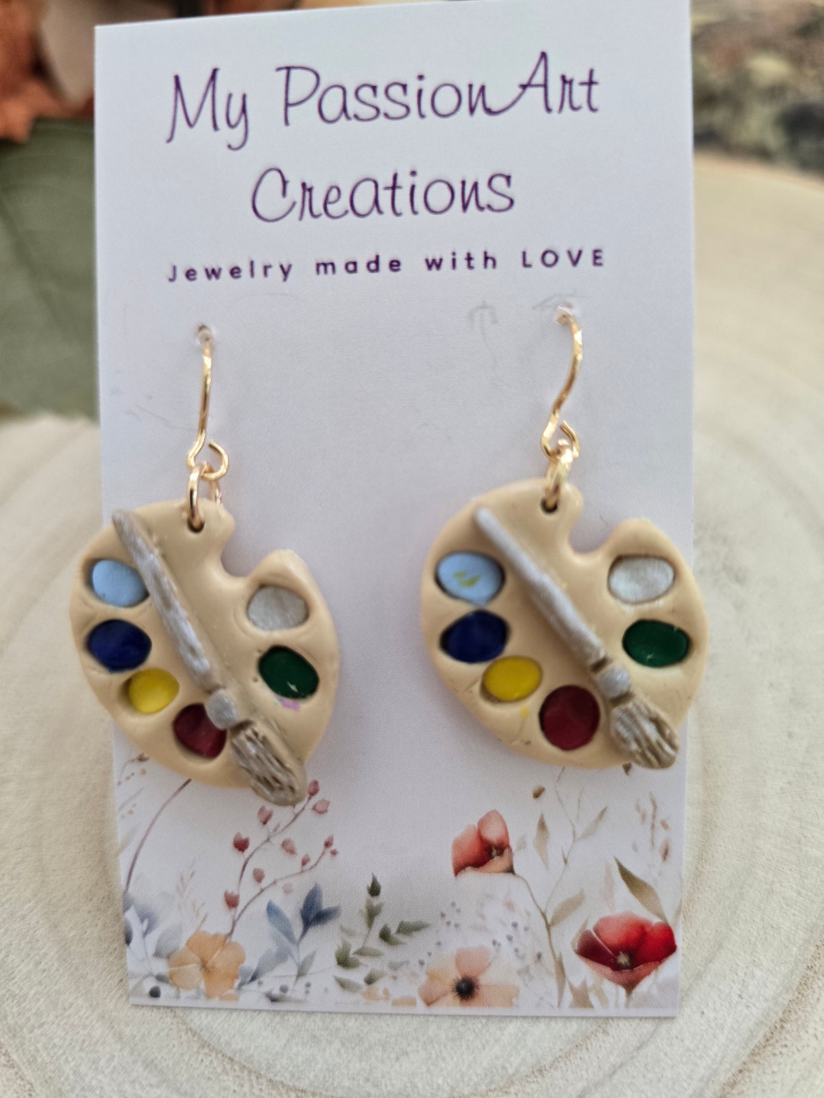 Paint Palette Earrings