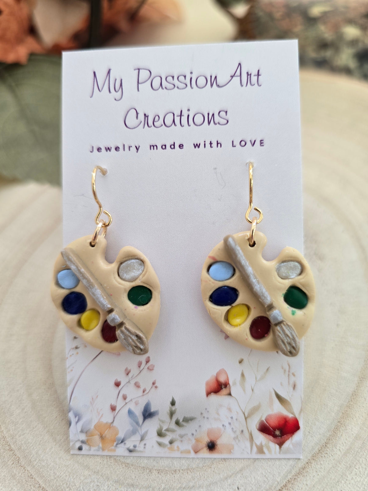 Paint Palette Earrings