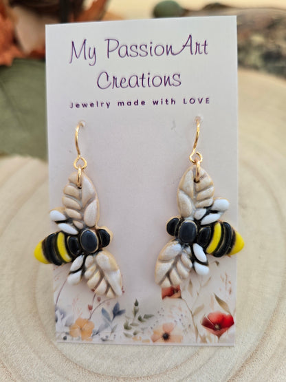 Bee Earrings