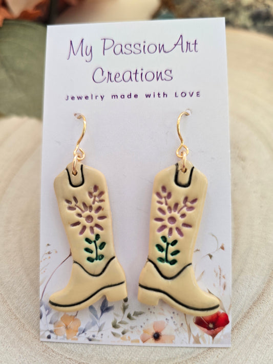 Cowboy Boot earrings