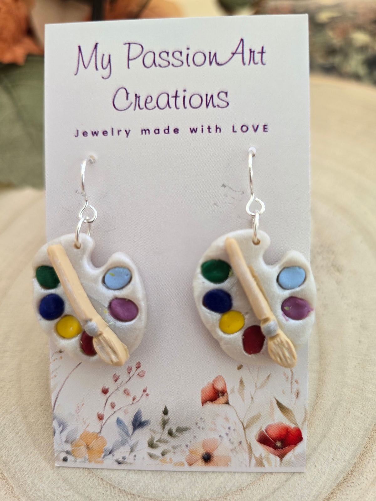 Paint Palette Earrings