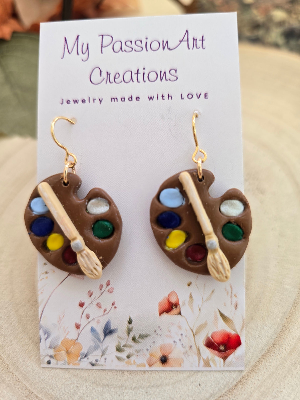 Paint Palette Earrings