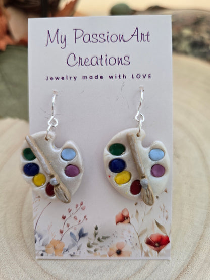 Paint Palette Earrings